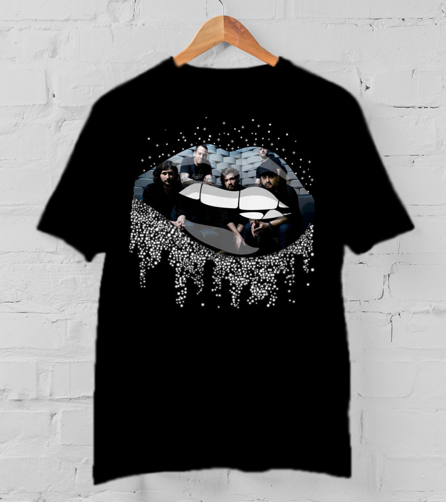 Taking Back Sunday Band Members Within Sparkling Lips T-Shirt