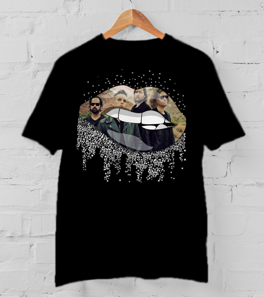 The Killers Band Inside Shimmering Lips T-Shirt