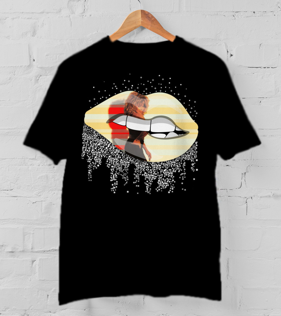 Tina Turner Lips Iconic Performance T-Shirt