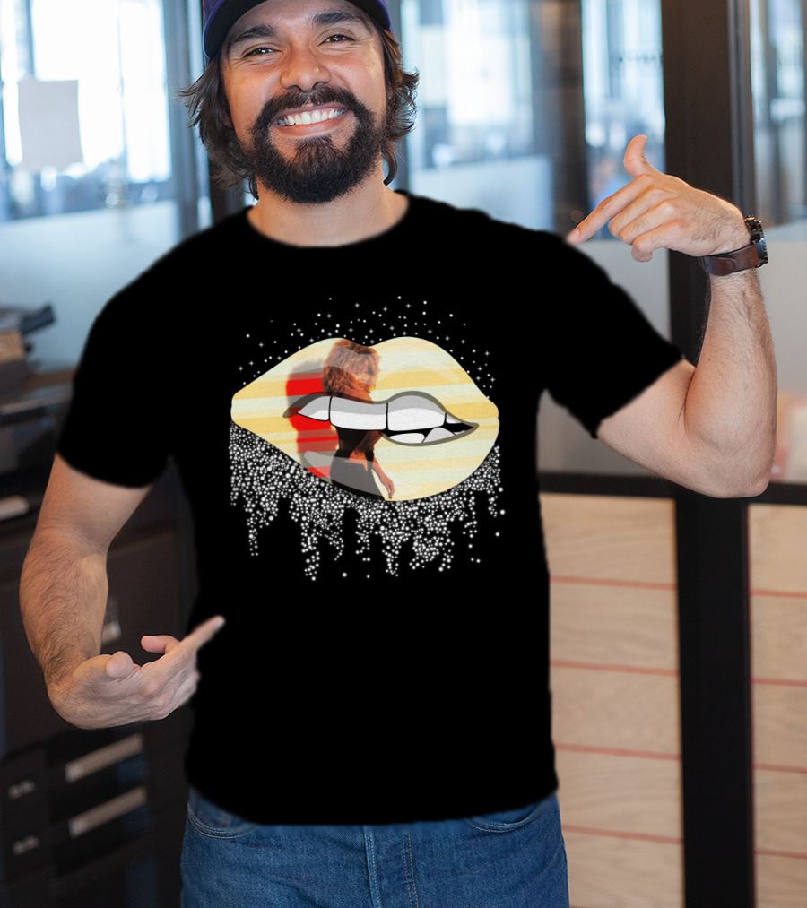 Tina Turner Lips Iconic Performance T-Shirt