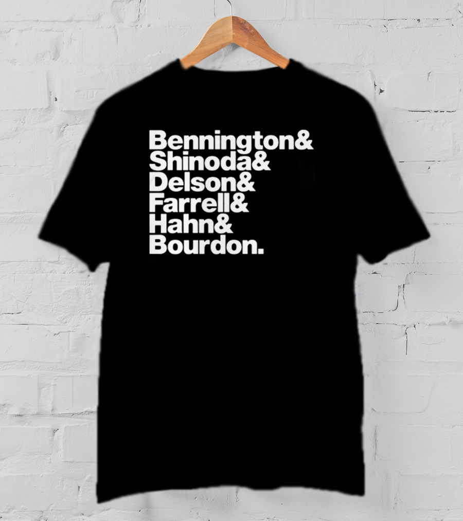 Bennington Shinoda Delson Farrell Hahn Bourdon Rock Band Linkin Park T-Shirt