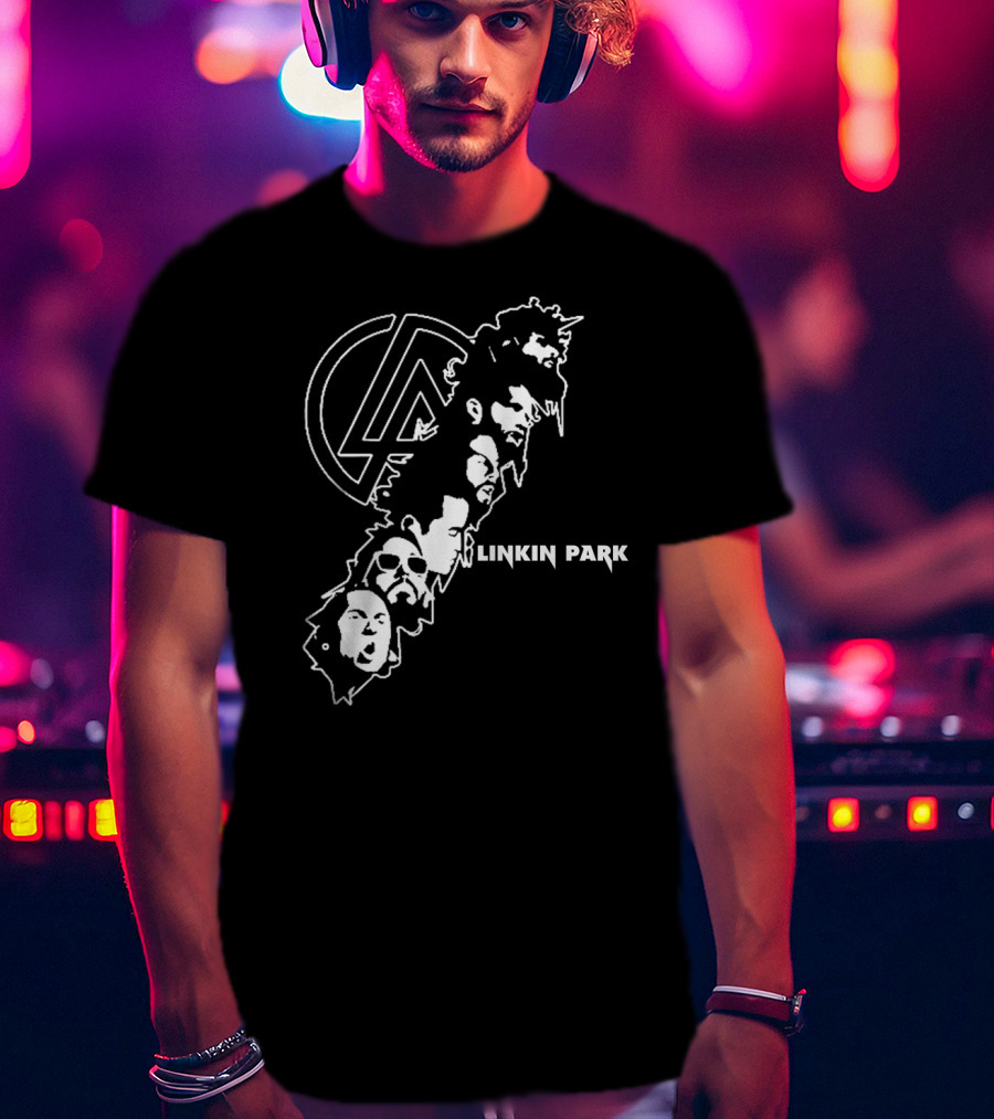 Linkin Park Band Members Silhouette T-Shirt