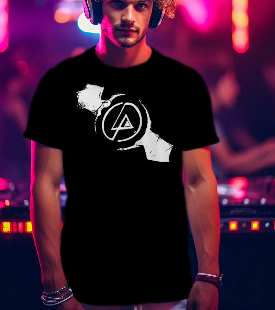 Linkin Park Symbol Bat Wings Logo Rock Band T-Shirt