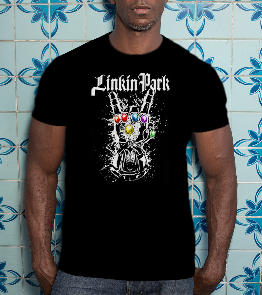Linkin Park Infinity Gauntlet Rock Band Crossover T-Shirt