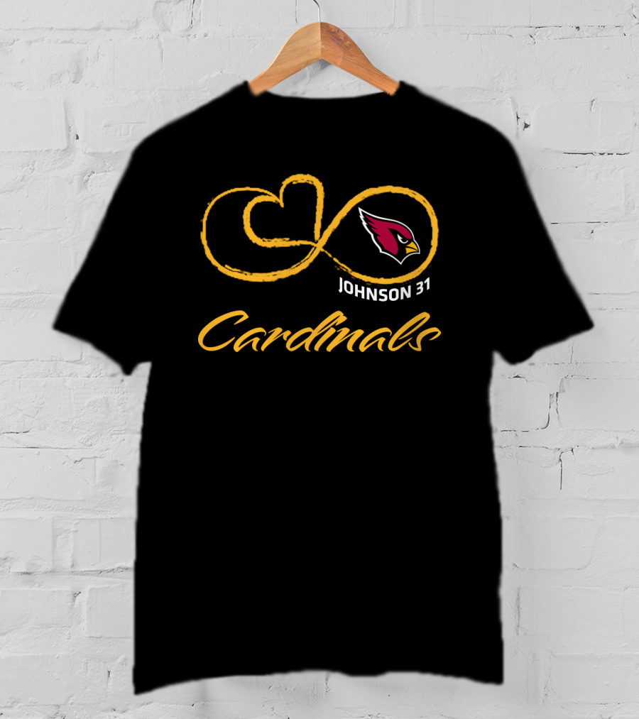 Arizona Cardinals Johnson 31 Infinity T-Shirt