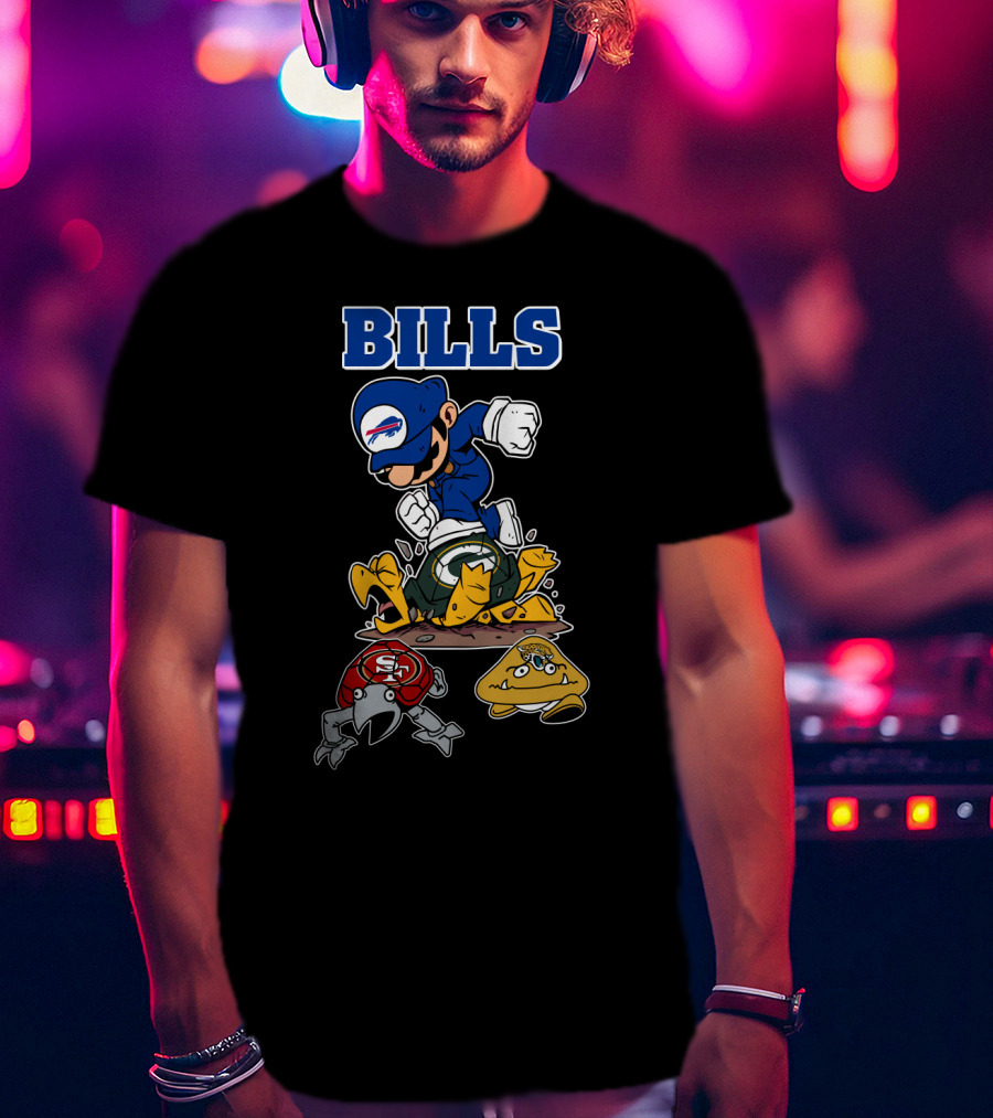 Bills Buffalo Parody Character Football Rivalry Icons T-Shirt