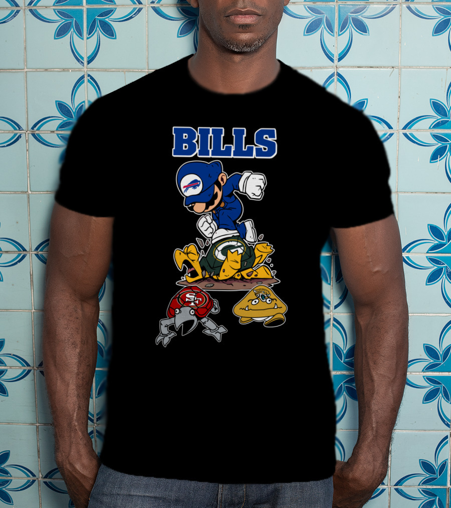 Bills Buffalo Parody Character Football Rivalry Icons T-Shirt