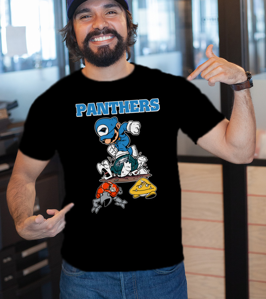 Panthers Toad And Koopa Defeated T-Shirt