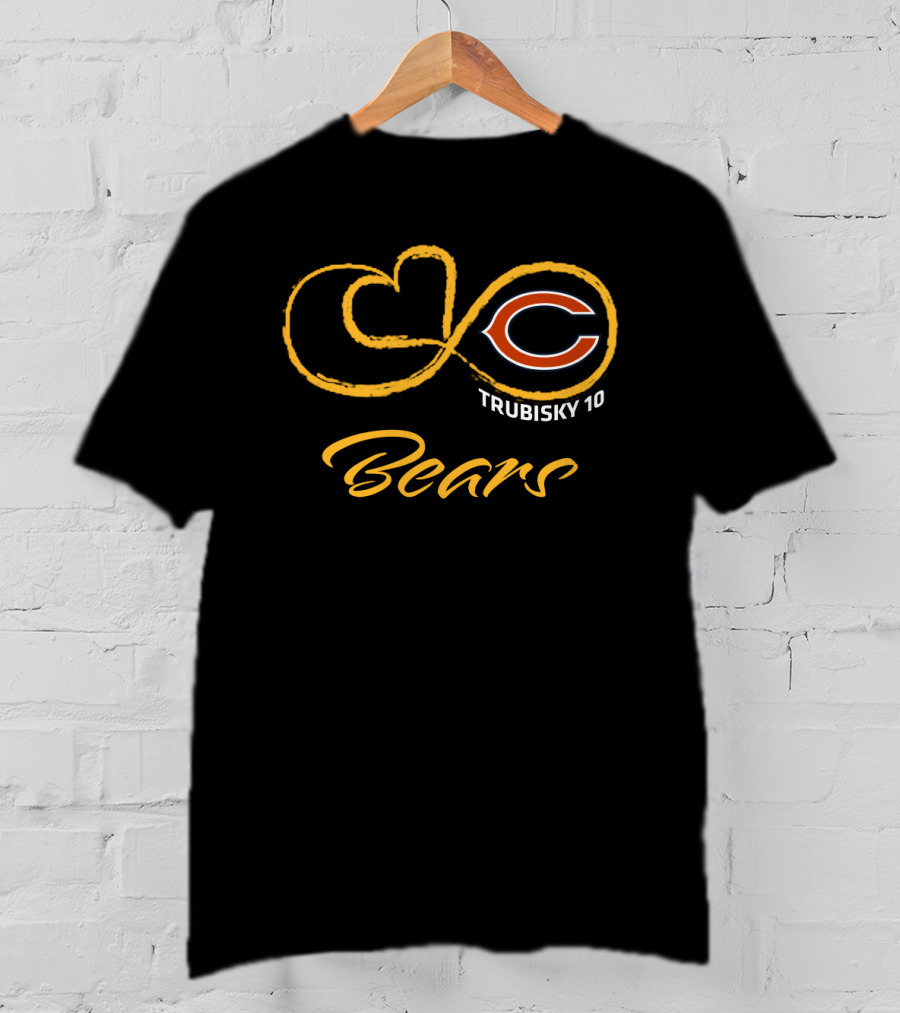 Chicago Bears Trubisky 10 Infinity Symbol T-Shirt