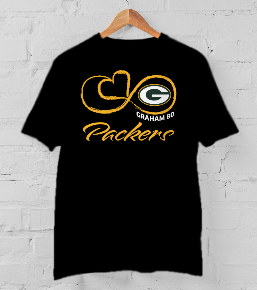 Graham 80 Green Bay Packers Infinity T-Shirt