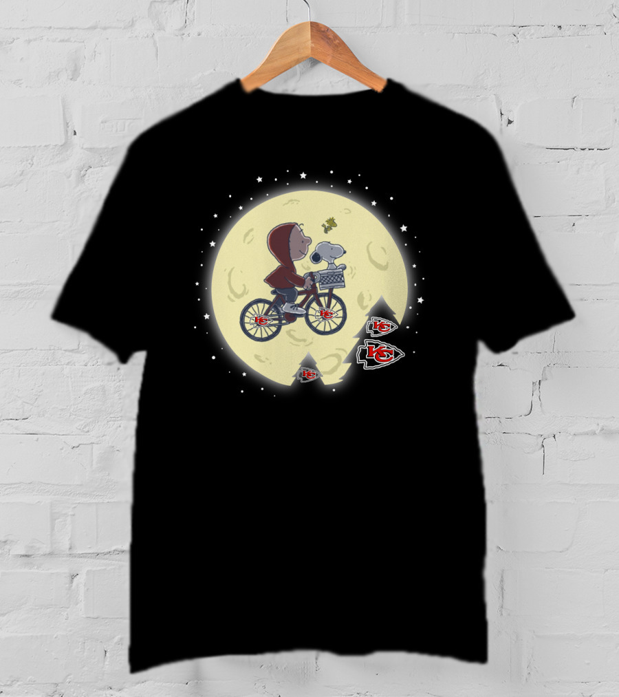 Halloween Kansas City Chiefs Moon Adventure T-Shirt