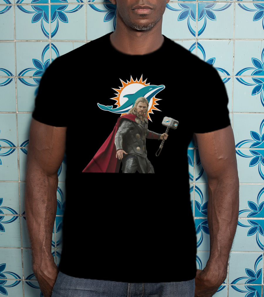 Miami Dolphins Thor Crossover T-Shirt