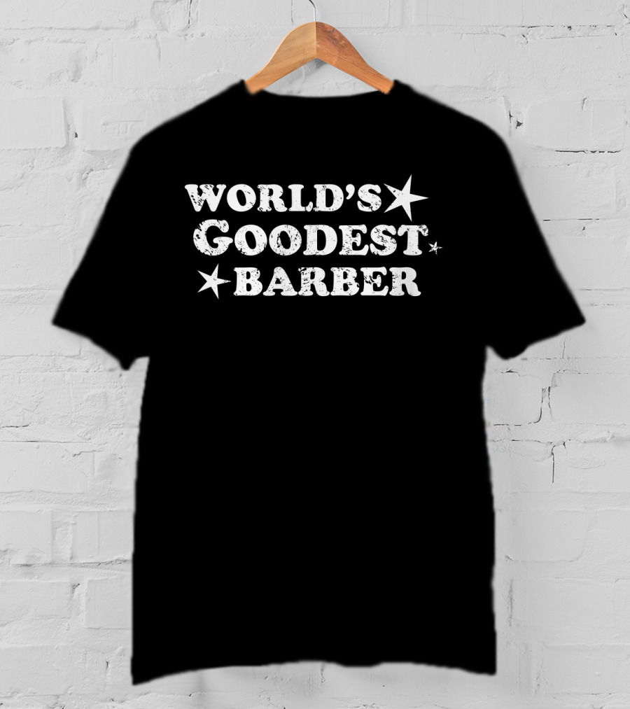 World's Goodest Barber Stars T-Shirt