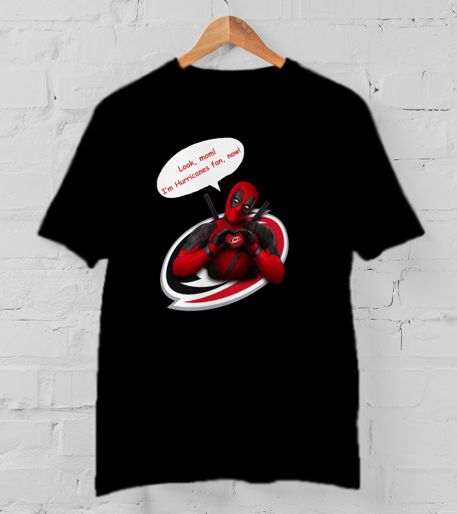 Carolina Hurricanes Look Mom I'm Hurricanes Fan Now T-Shirt