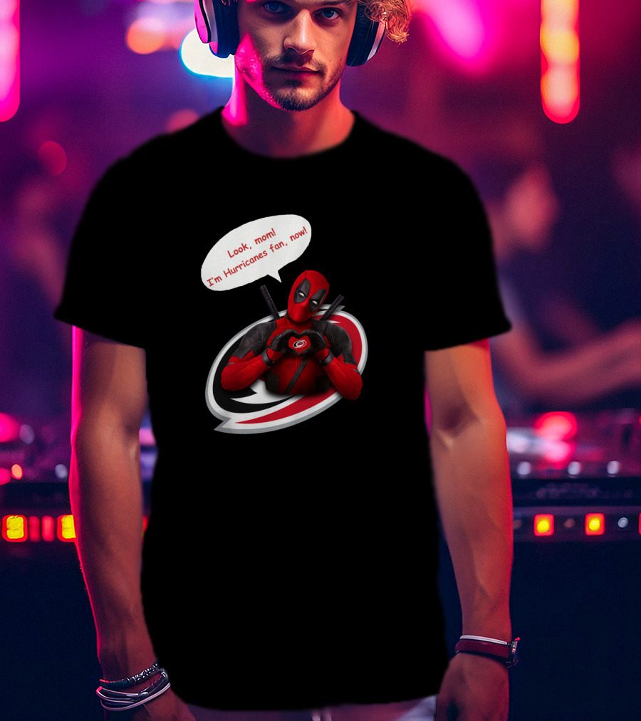Carolina Hurricanes Look Mom I'm Hurricanes Fan Now T-Shirt