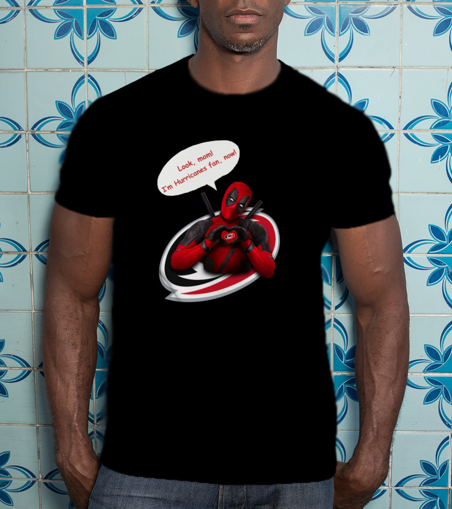 Carolina Hurricanes Look Mom I'm Hurricanes Fan Now T-Shirt