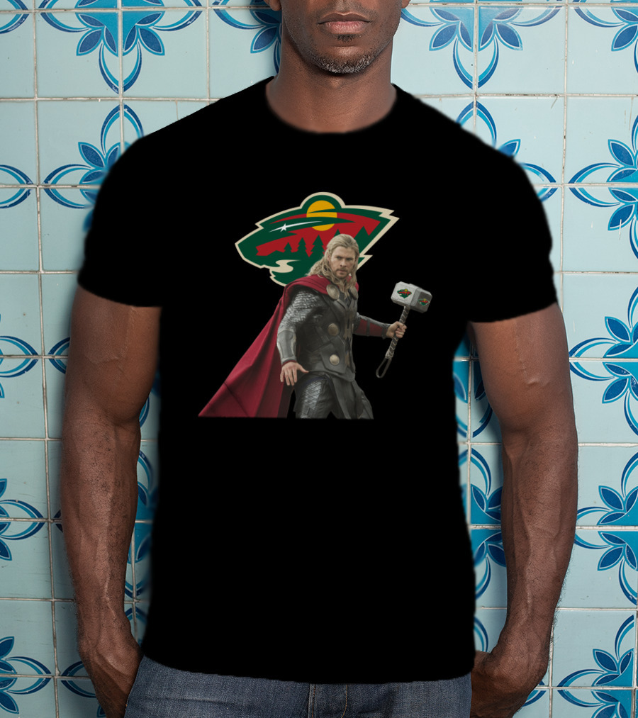 Minnesota Wild Thor Crossover T-Shirt