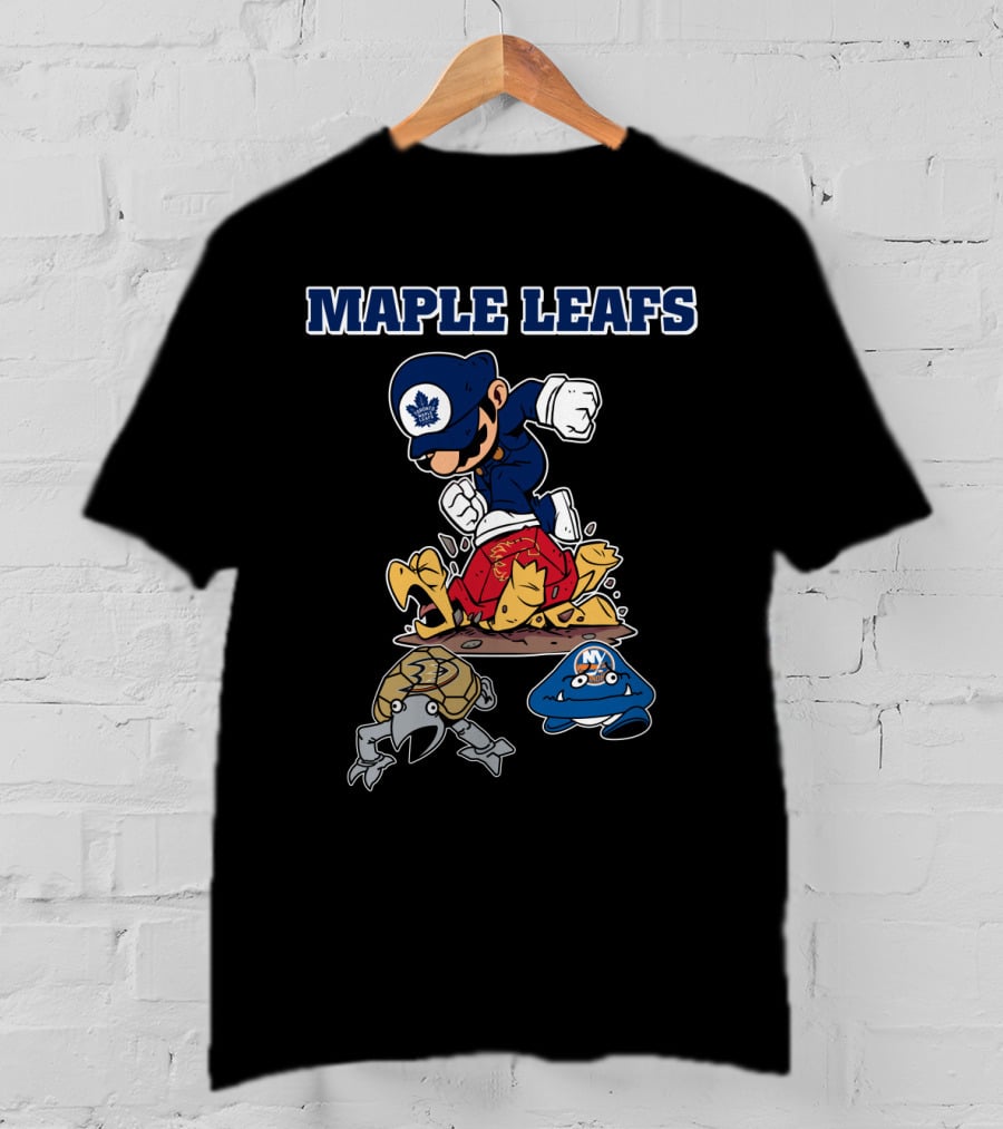 Maple Leafs Super Character Battle Hockey Fun T-Shirt