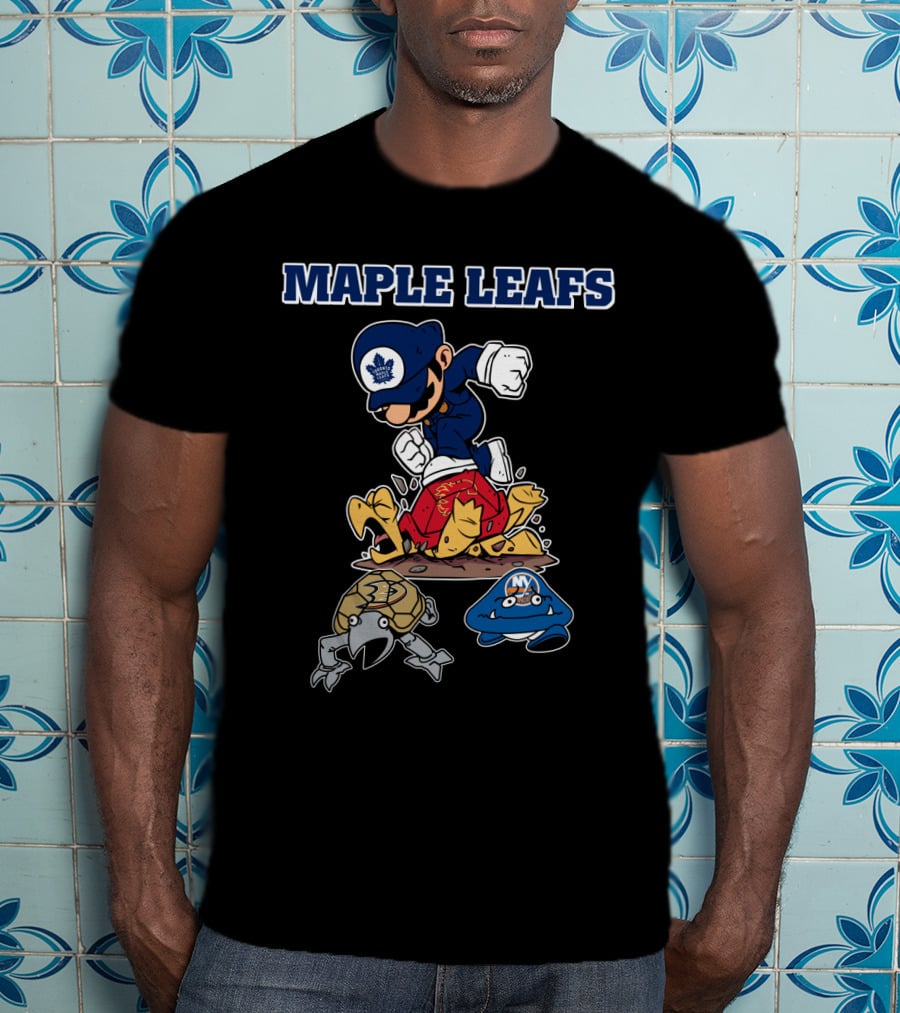Maple Leafs Super Character Battle Hockey Fun T-Shirt