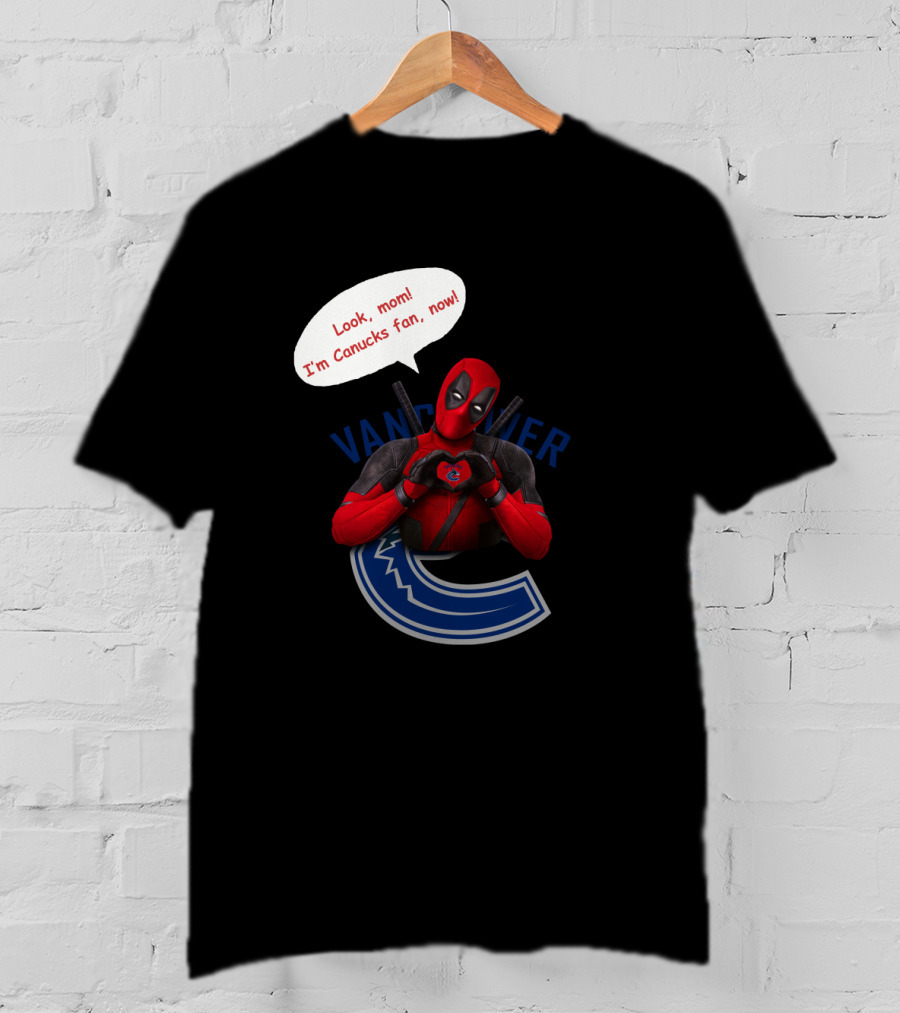 Vancouver Canucks Fan Comic Character T-Shirt