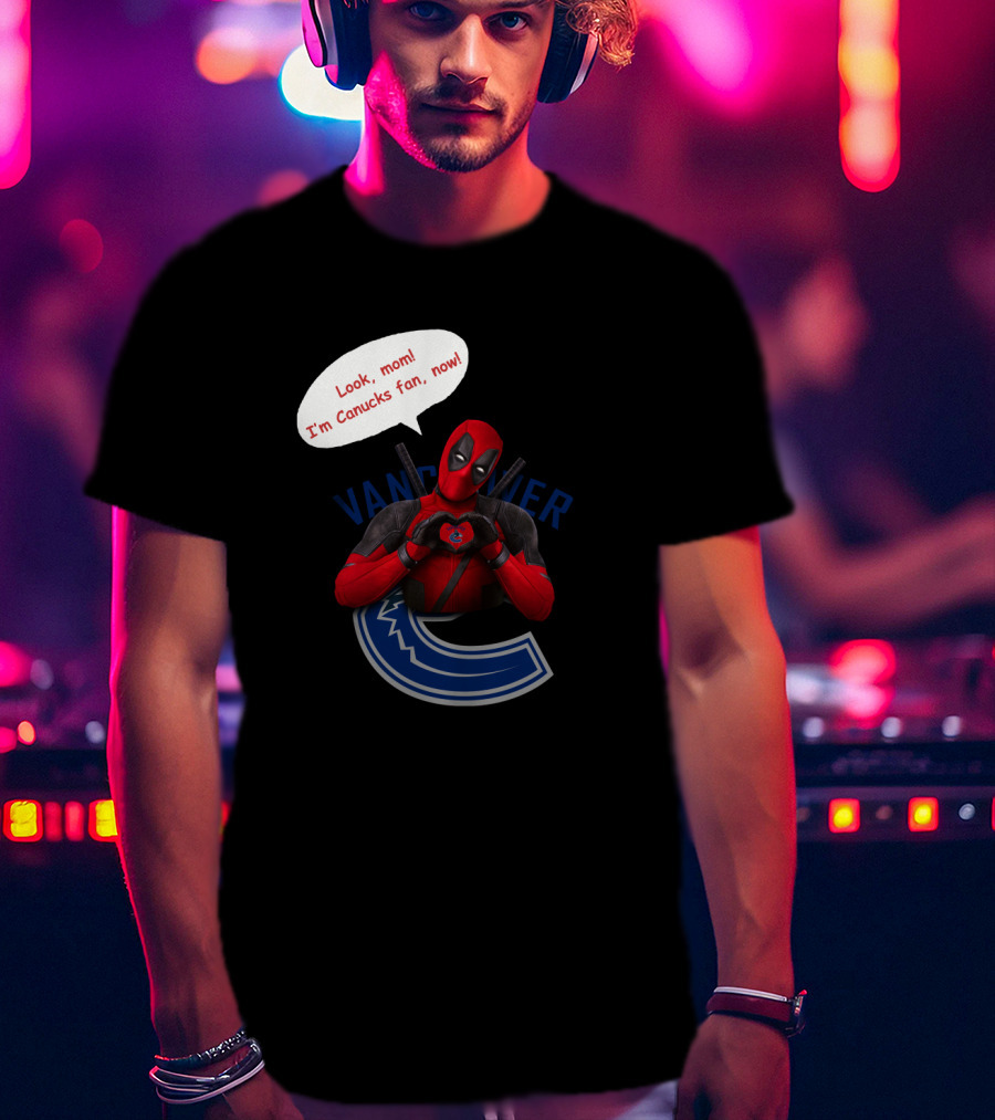 Vancouver Canucks Fan Comic Character T-Shirt