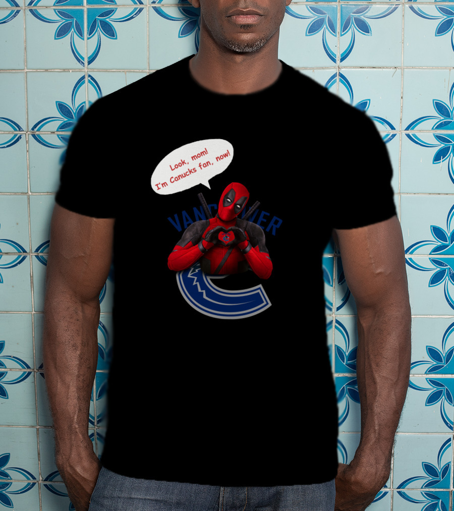 Vancouver Canucks Fan Comic Character T-Shirt