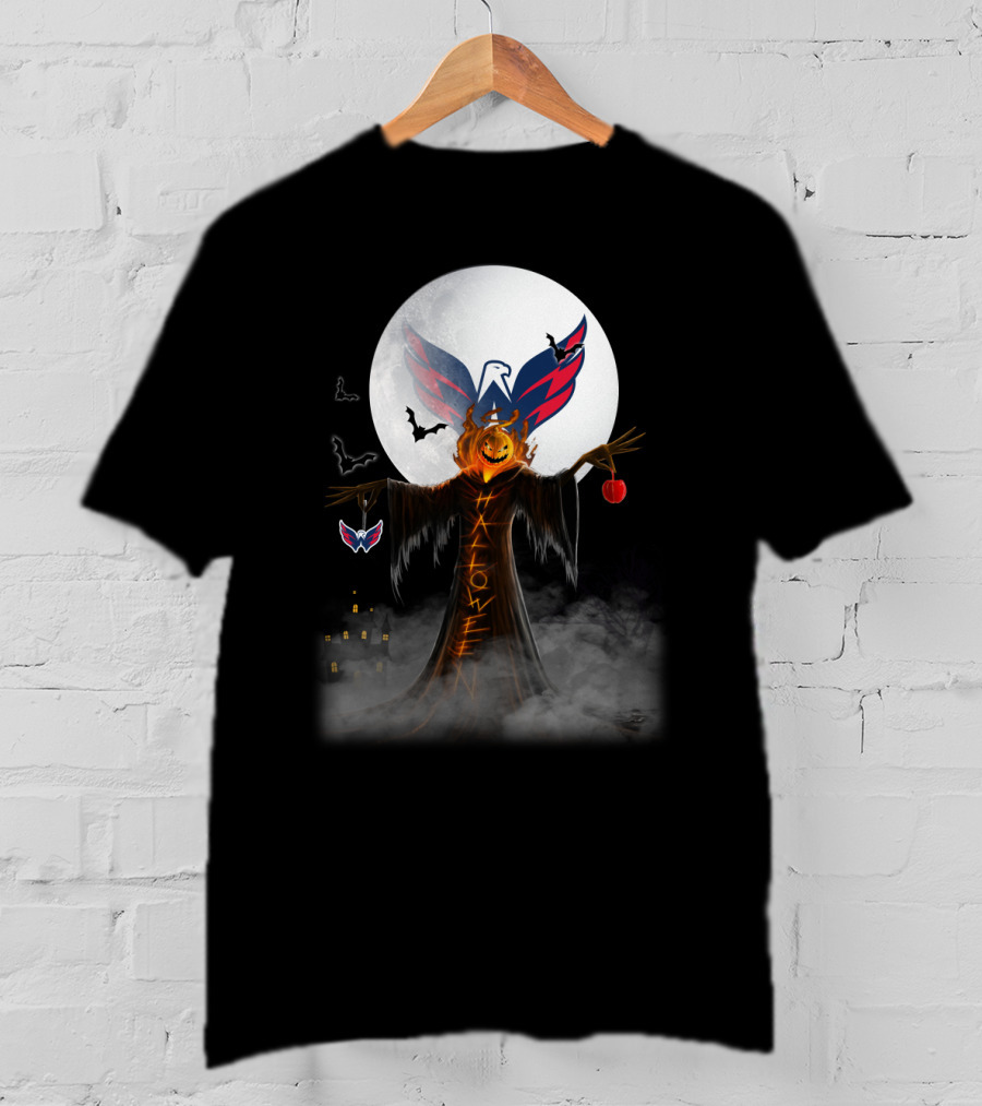 Halloween Washington Capitals Haunted Night Magic T-Shirt