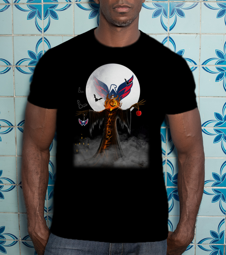 Halloween Washington Capitals Haunted Night Magic T-Shirt