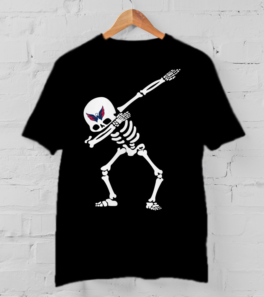 Washington Capitals Dabbing Skeleton T-Shirt