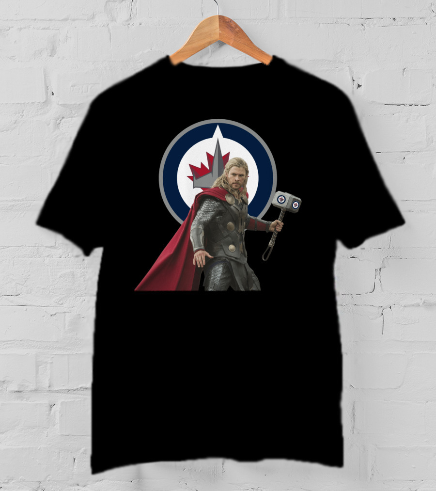 Winnipeg Jets Thor Mashup T-Shirt