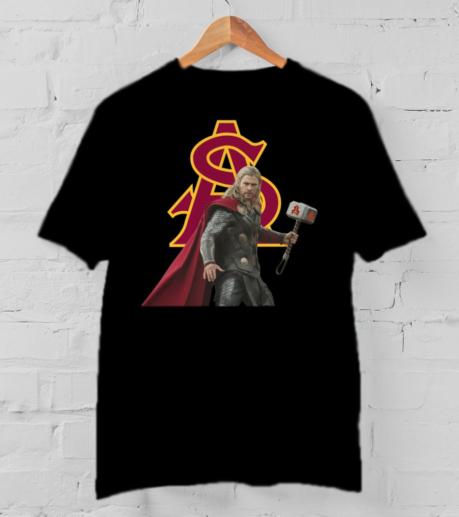 Arizona State Sun-Devils Hammer Warrior T-Shirt