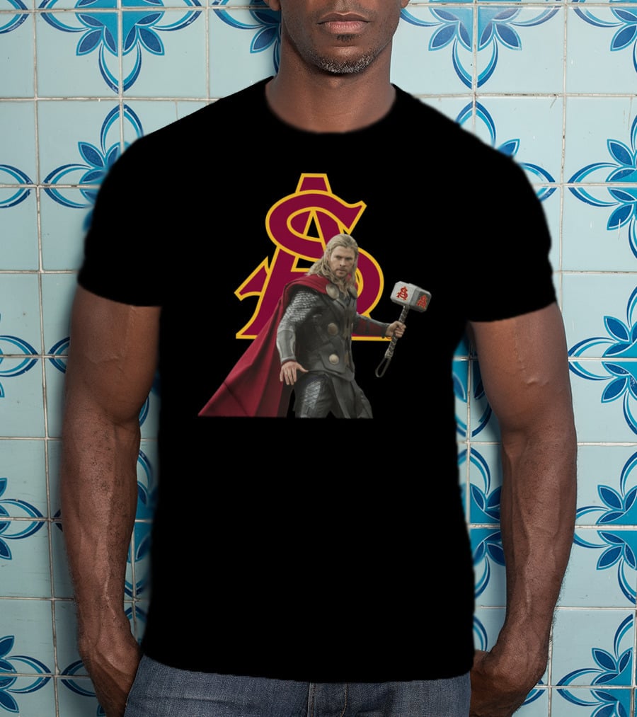 Arizona State Sun-Devils Hammer Warrior T-Shirt
