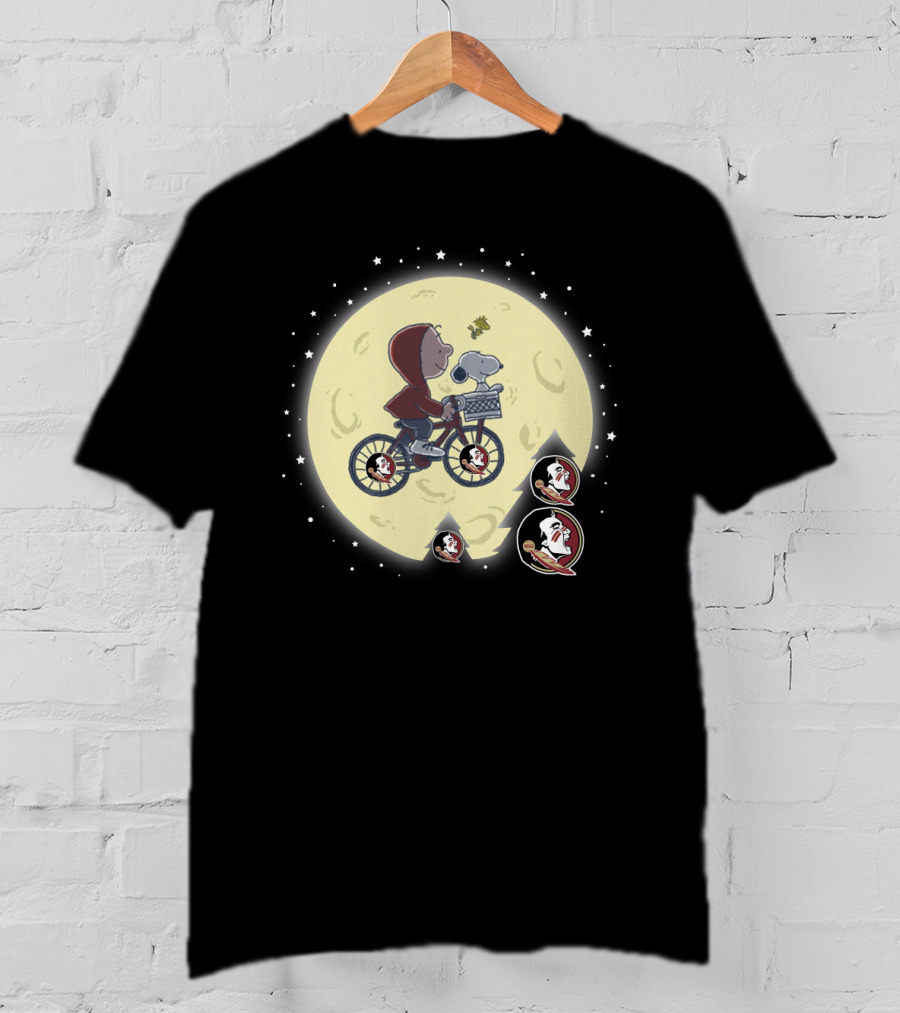 Halloween Fsu Football Moonlight Ride With Fsu T-Shirt