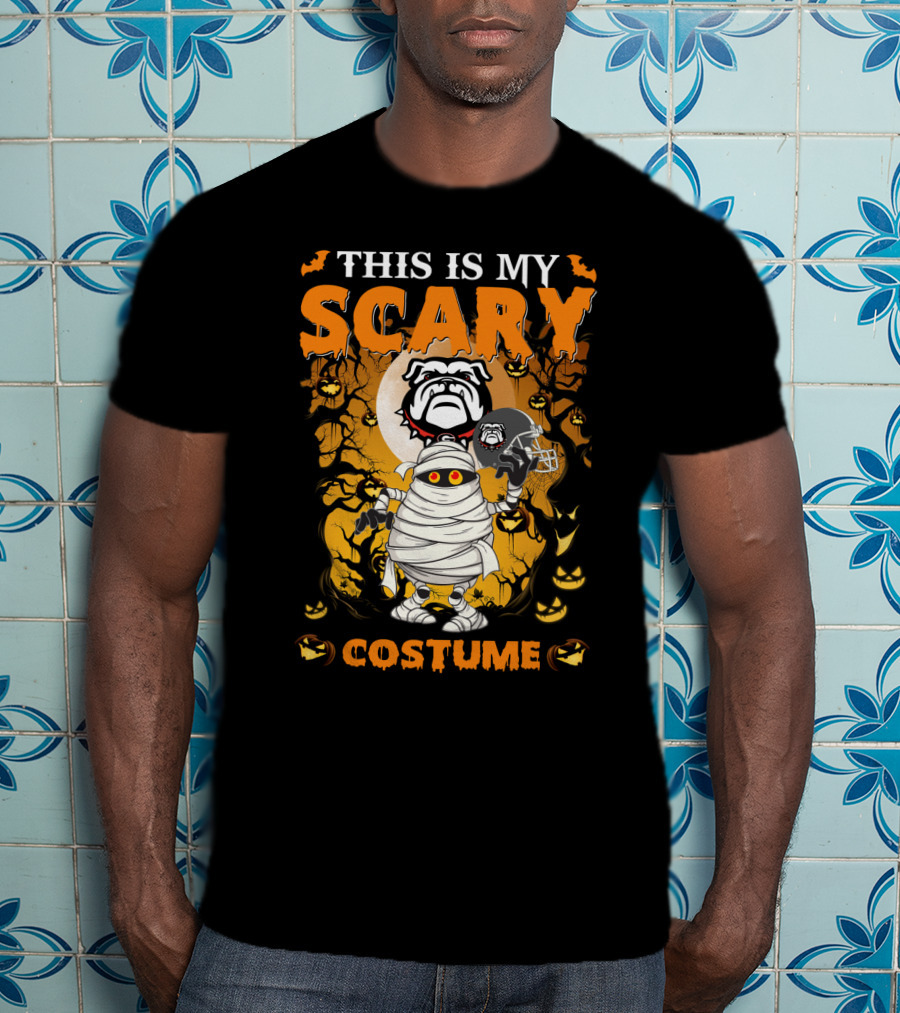 This Is My Scary Costume Halloween Georgia Bulldogs Football T-Shirt