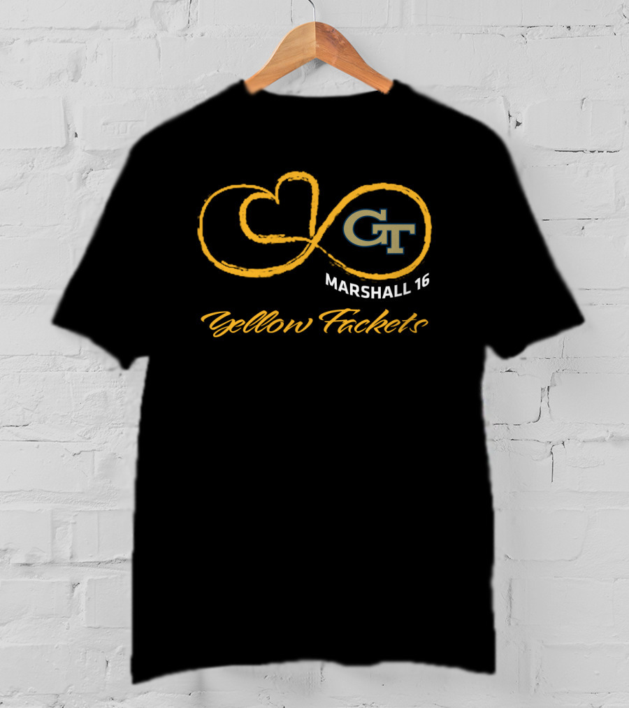 Gt Marshall 16 Yellow Jackets T-Shirt