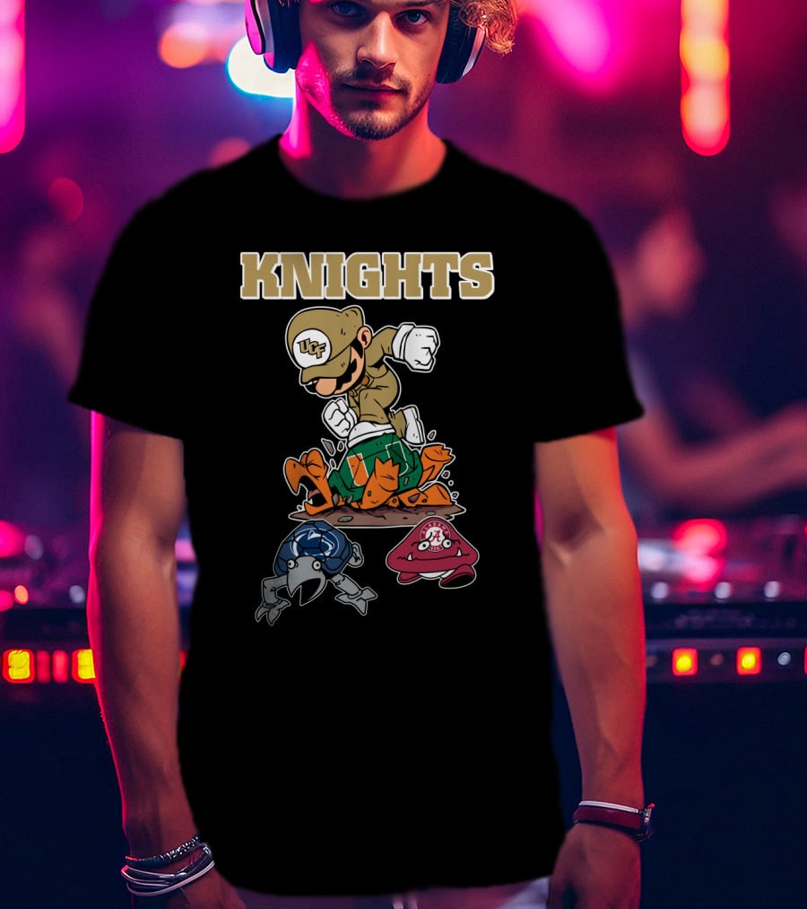 Ucf Knights Football Rivalries Featuring Defeated Mascots T-Shirt
