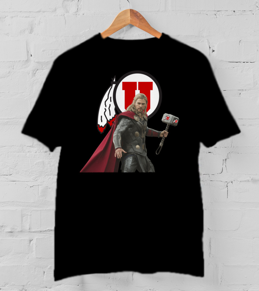 Utah Football U Thor Mjolnir T-Shirt