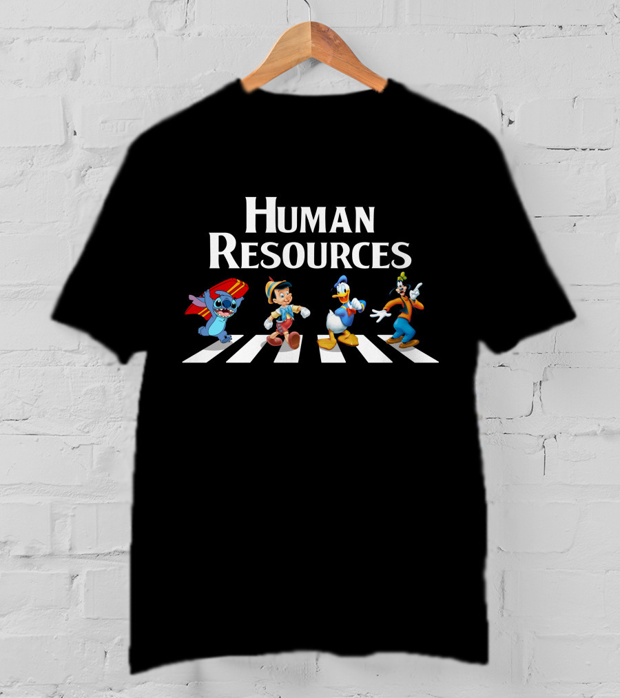 Human Resources Abbey Road Characters T-Shirt