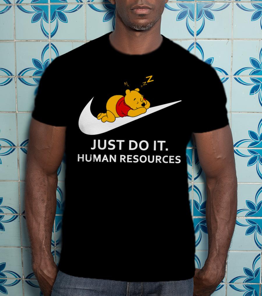 Winnie The Pooh Sleeping Human Resources Zzz T-Shirt