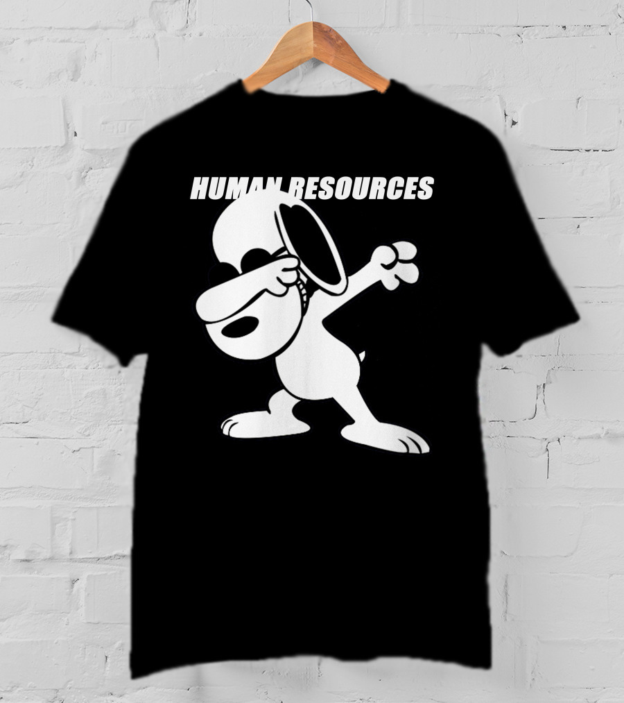 Snoopy Dabbing Human Resources T-Shirt