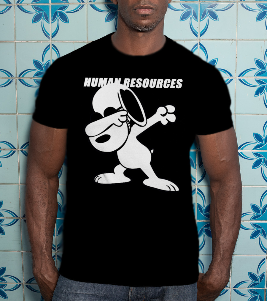 Snoopy Dabbing Human Resources T-Shirt