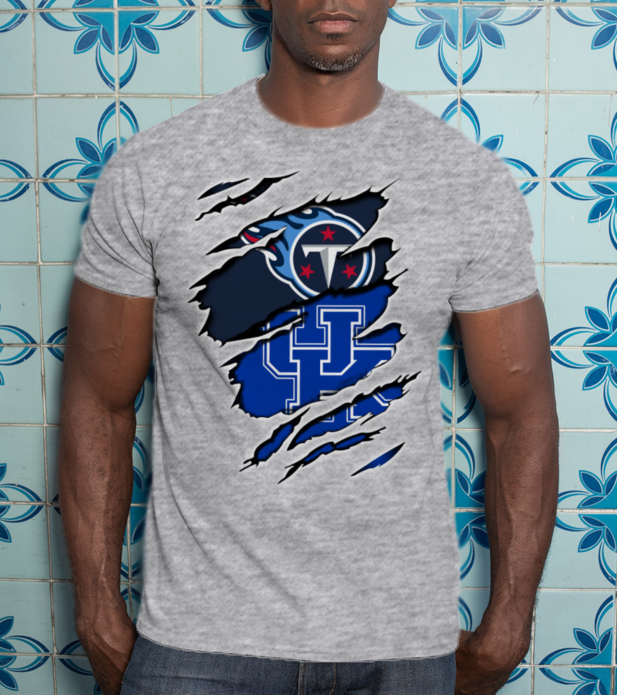 Titans Kentucky Wildcats Torn Reveal T-Shirt