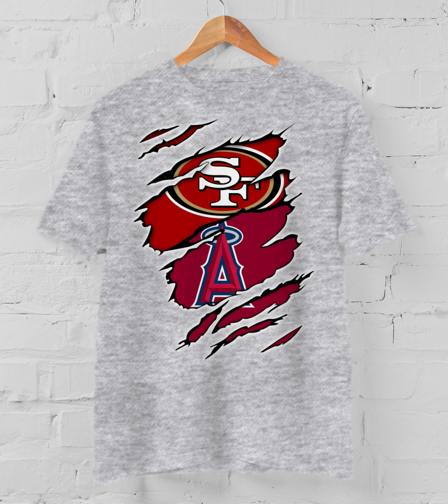 49ers SF Angels A Logo Fusion T-Shirt