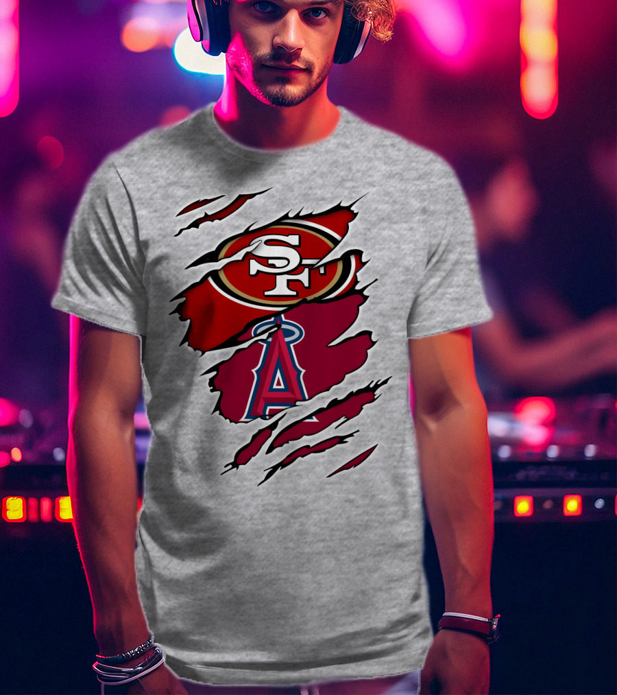49ers SF Angels A Logo Fusion T-Shirt
