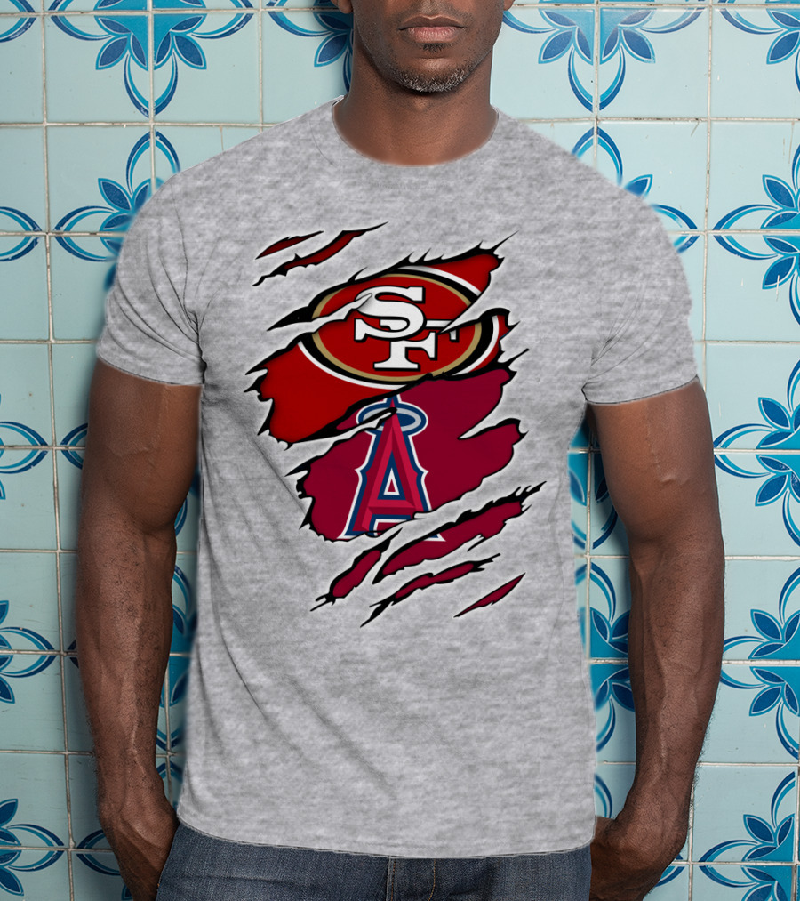 49ers SF Angels A Logo Fusion T-Shirt