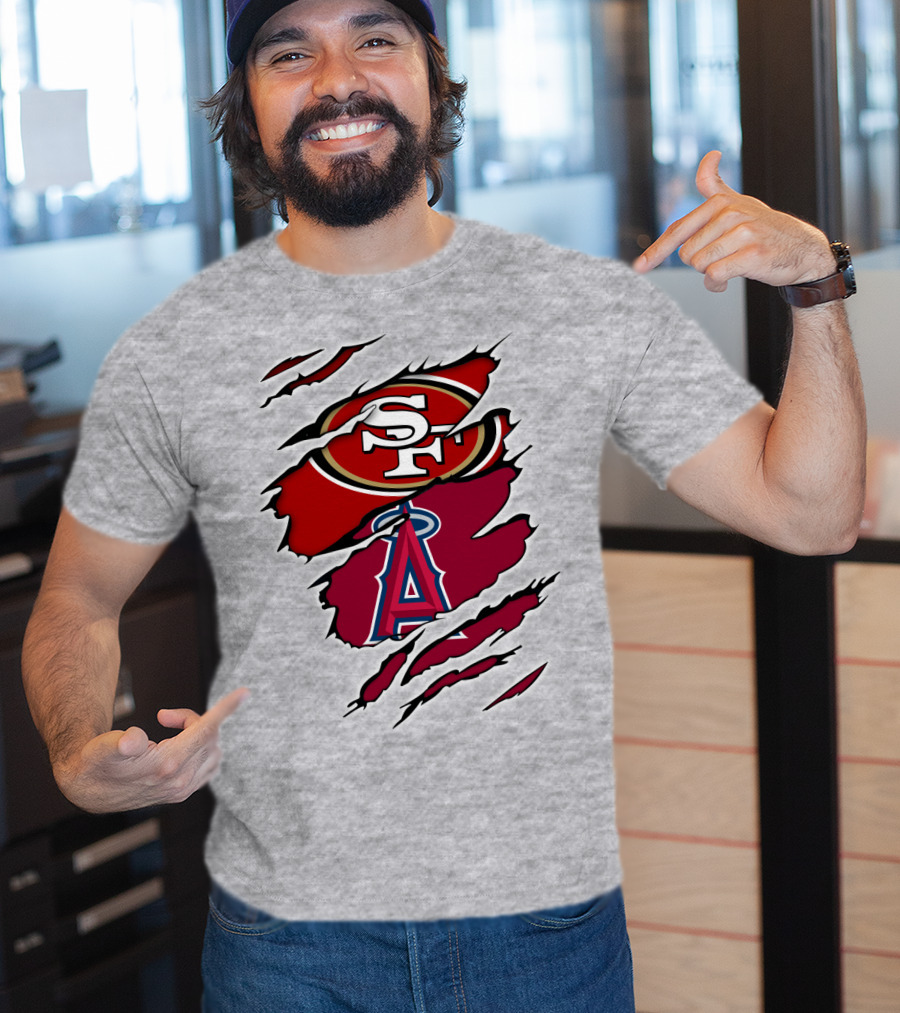 49ers SF Angels A Logo Fusion T-Shirt