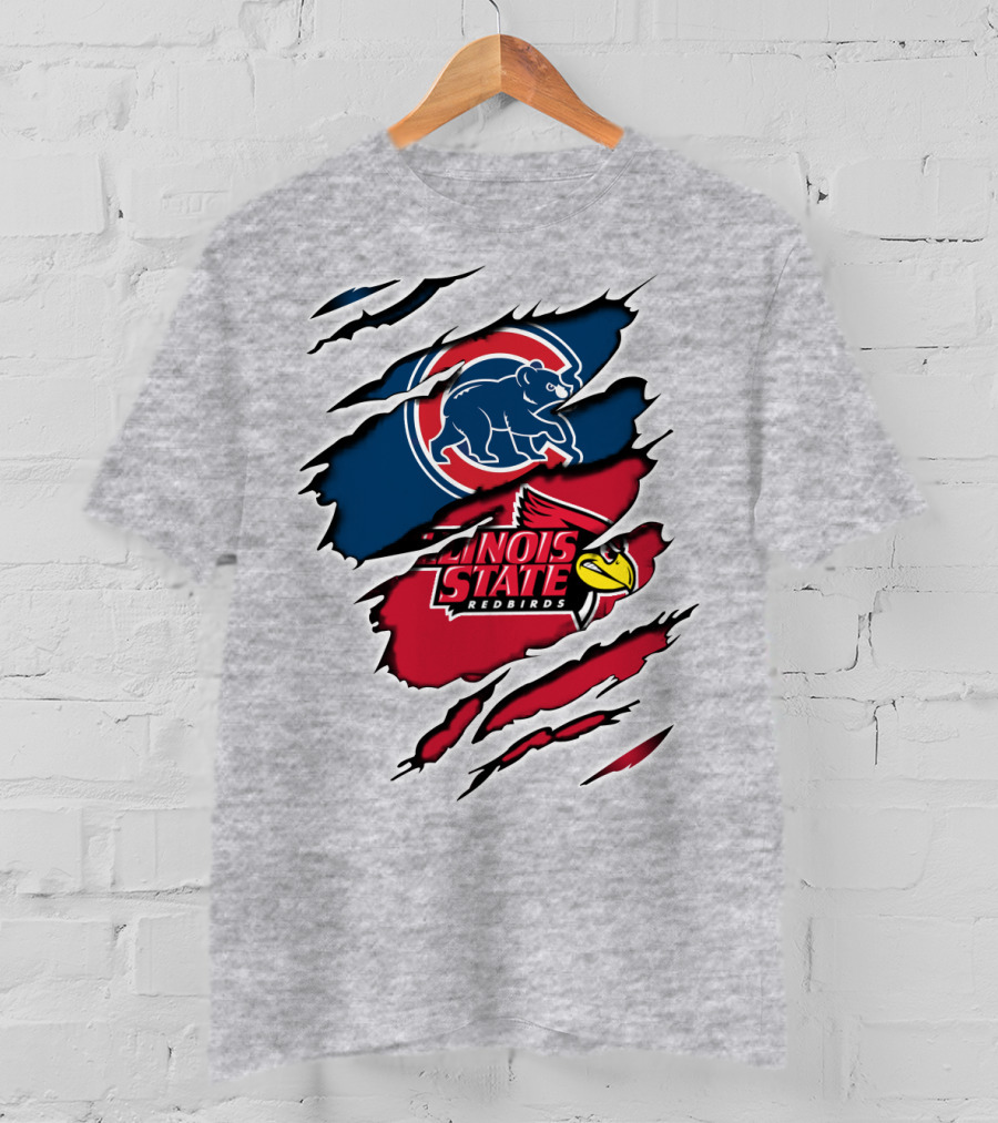 Cubs Illinois State Redbirds T-Shirt