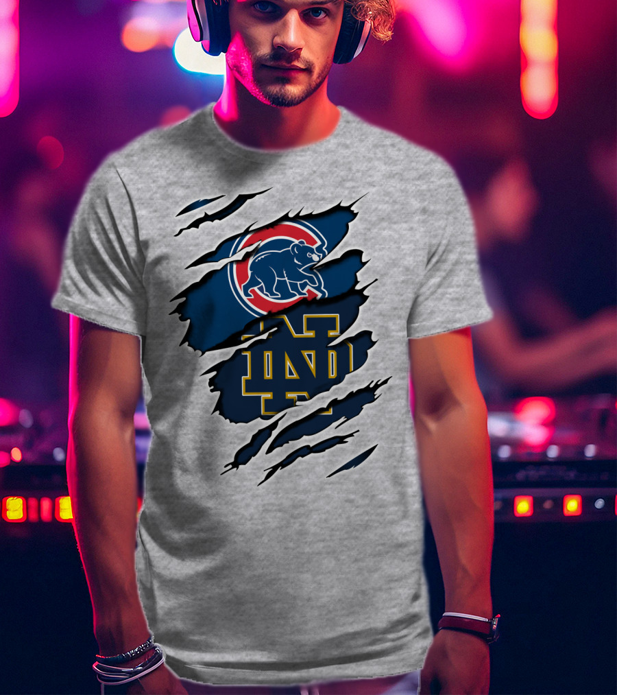 Cubs Notre Dame Rip T-Shirt