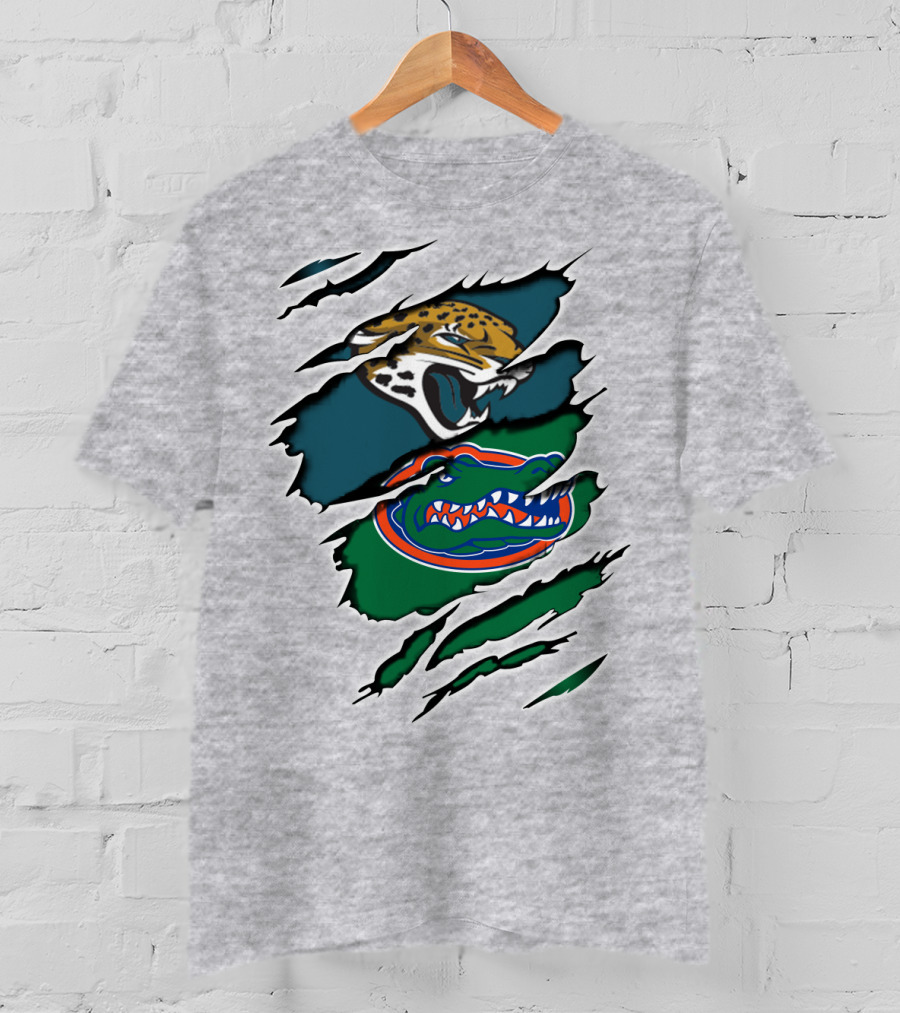 Nfl Jaguars Gators Florida Football Team Rivalry T-Shirt