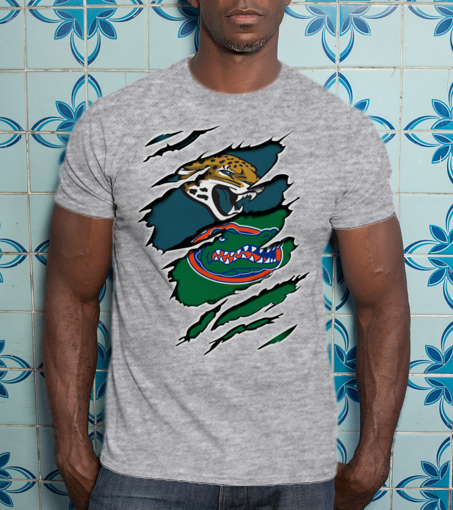 Nfl Jaguars Gators Florida Football Team Rivalry T-Shirt